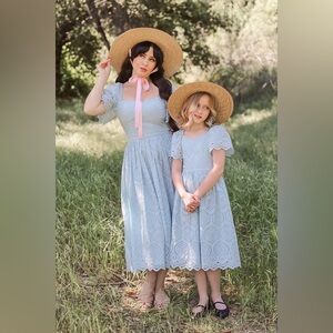 Ivy City Co Odessa Dress in Light Blue XL